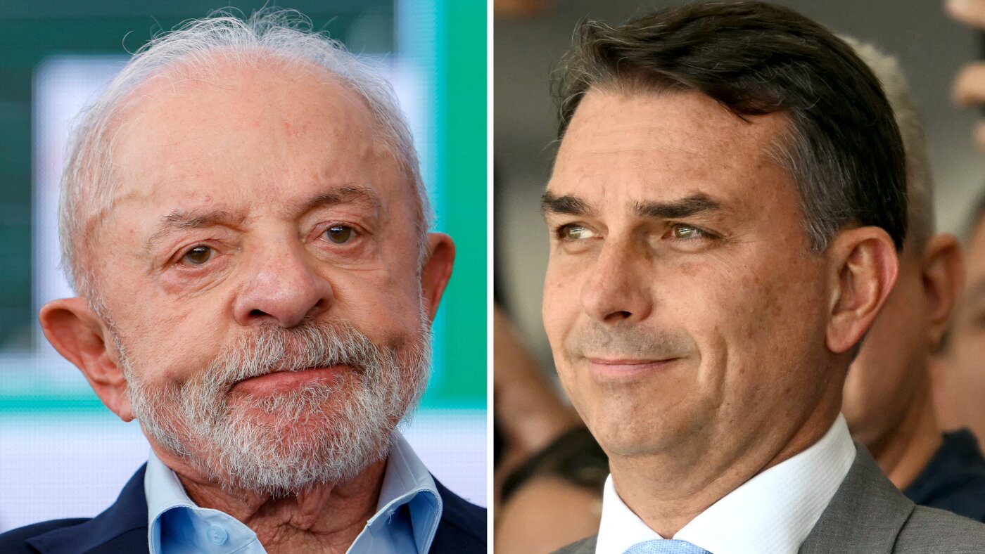 Lula and Flávio Bolsonaro face off in Brazil run-off : NPR 3 Lula and Flávio Bolsonaro face off in Brazil run-off : NPR