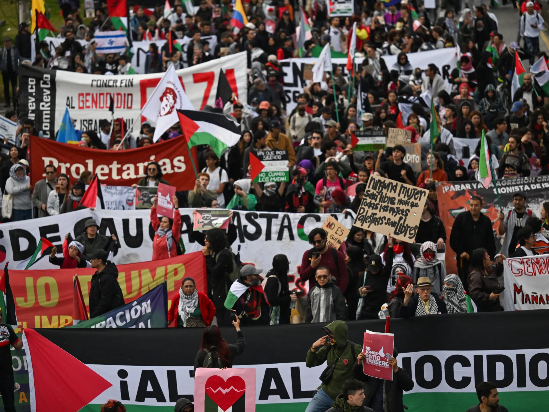 Protesters in Colombia rally against ties with Israel | News