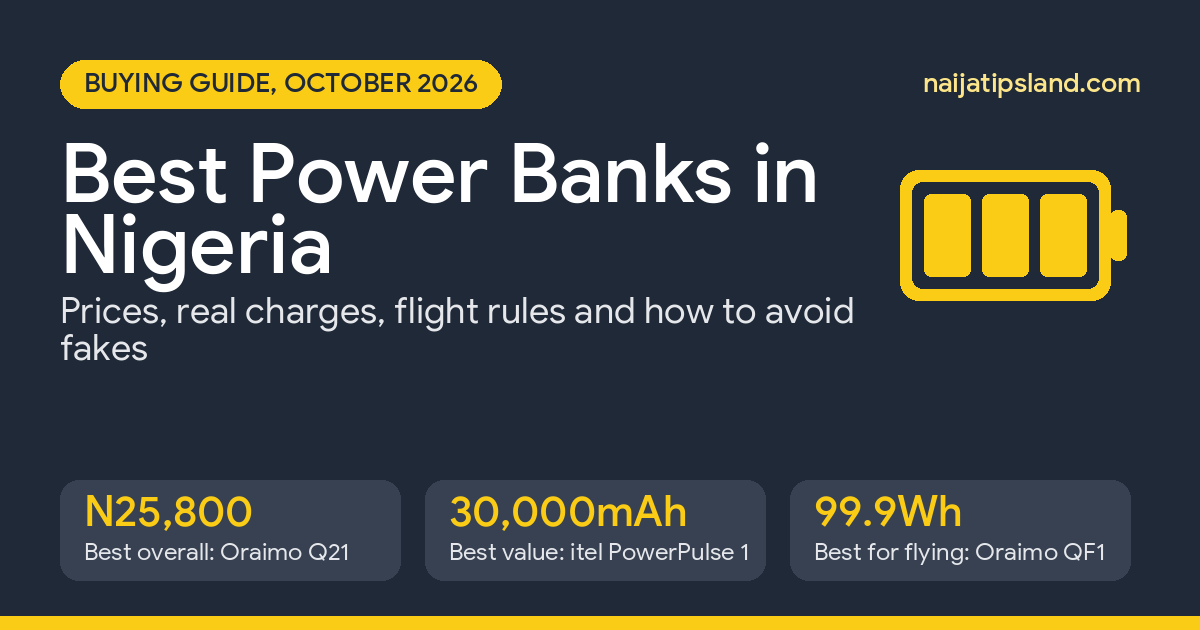 Best power banks in Nigeria 2026 featured graphic
