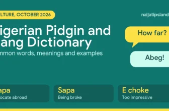 Nigerian Pidgin and slang dictionary featured graphic