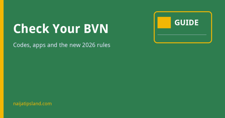 How to Check Your BVN and Link It to Your Bank Accounts (2026)