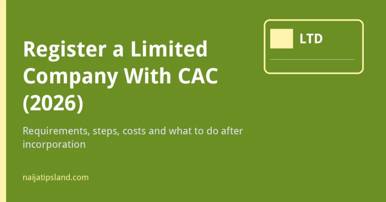 How to Register a Limited Company With CAC in Nigeria (2026)