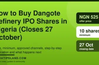 How to buy Dangote Refinery IPO shares in Nigeria: price, minimum, channels and steps before the 27 October 2026 close