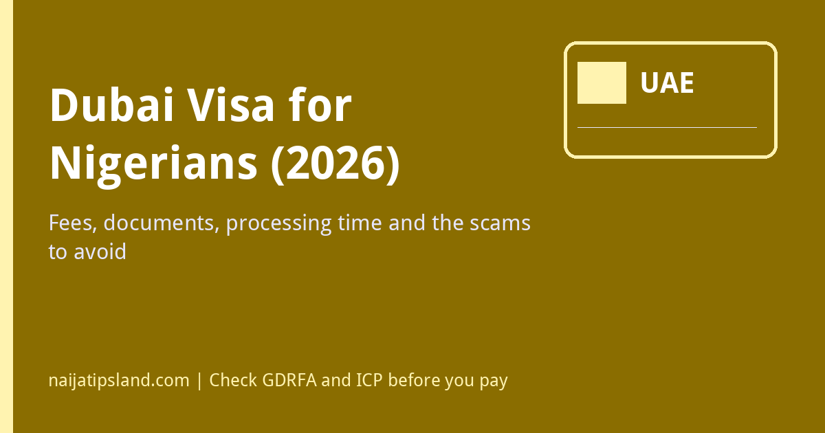 Dubai visa for Nigerians in 2026