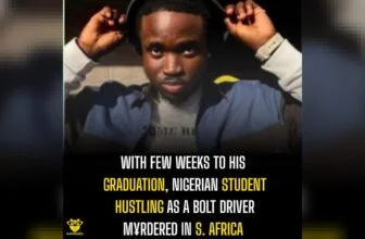 With few weeks to his graduation, Nigerian student hustling as a Bolt Driver m¥r