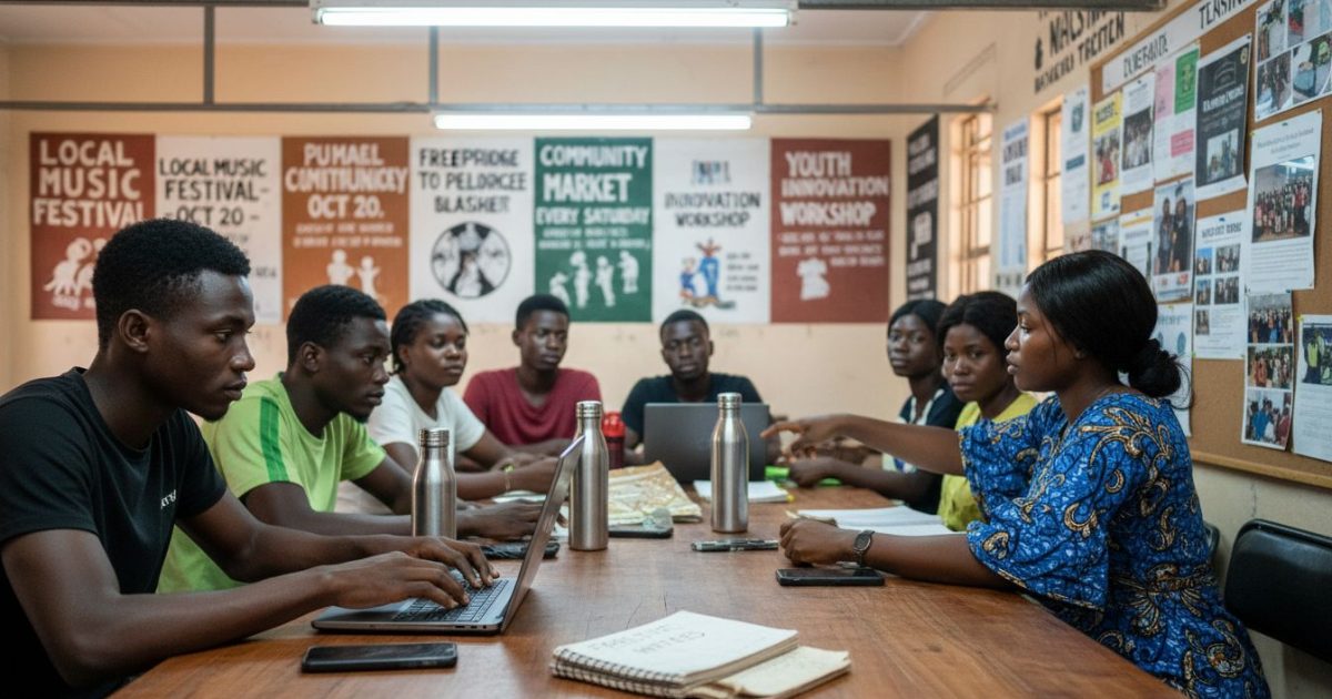 Community Engagement and Mental Health: What the Evidence Says 1 Nigerian youth collaborating in community center