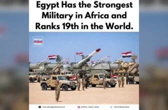 Egypt has the strongest military in Africa and ranks 19th globally in overall mi