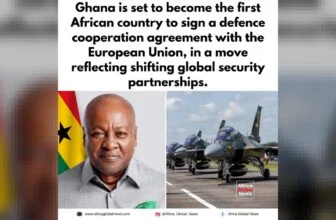 Ghana is set to become the first African country to sign a defence cooperation a