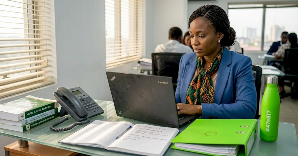 Nigeria's Economy in 2026: Where It Stands, What Drives Growth and How to Build Resilience 1 Nigerian economist at desk reviewing economic data