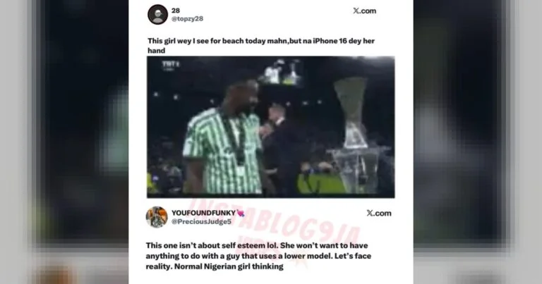 A Nigerian man shared his beach encounter.