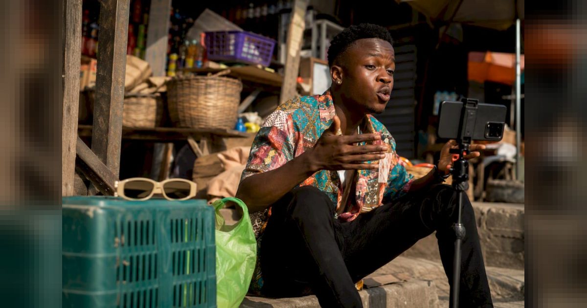 Nigerian Skit Makers in 2026: Who They Are, How They Earn and the Rules They Face 1 Nigerian skit maker filming a comedy scene outdoors