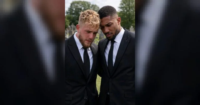 Jake Paul still showed up to support Anthony Joshua