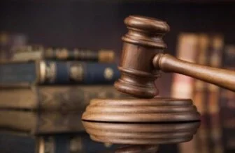 Gavel used to illustrate the story