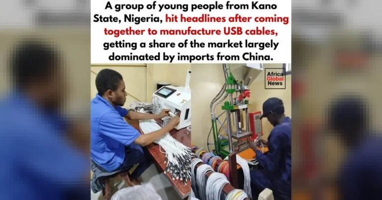 A group of young people from Kano State, Nigeria, are making headlines after manufacturing USB Cables