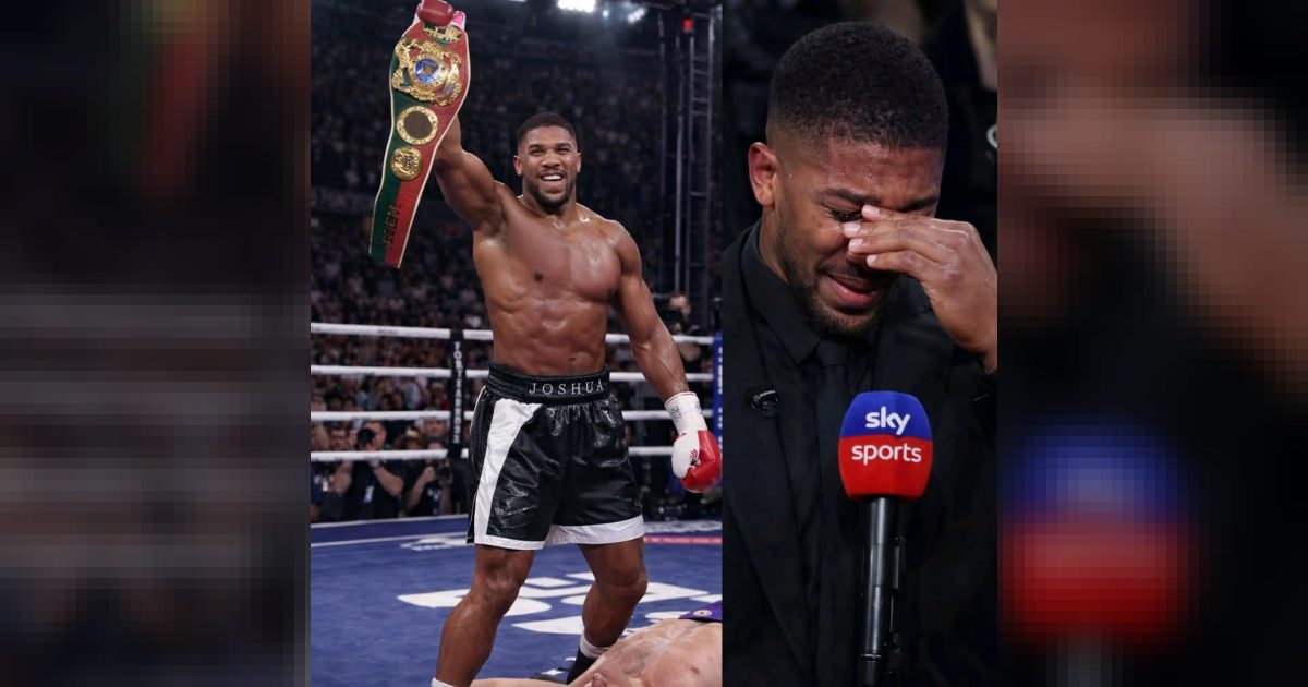 A once fearless champion is now drenched in depression. I believe Anthony Joshua 1 A once fearless champion is now drenched in depression. I believe Anthony Joshua