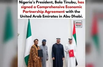 Nigeria’s President, Bola Tinubu, has signed a Comprehensive Economic Partnershi