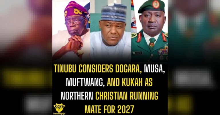 Tinubu Considers Dogara, Musa, Mutfwang, and Kukah as Northern Christian Running mate