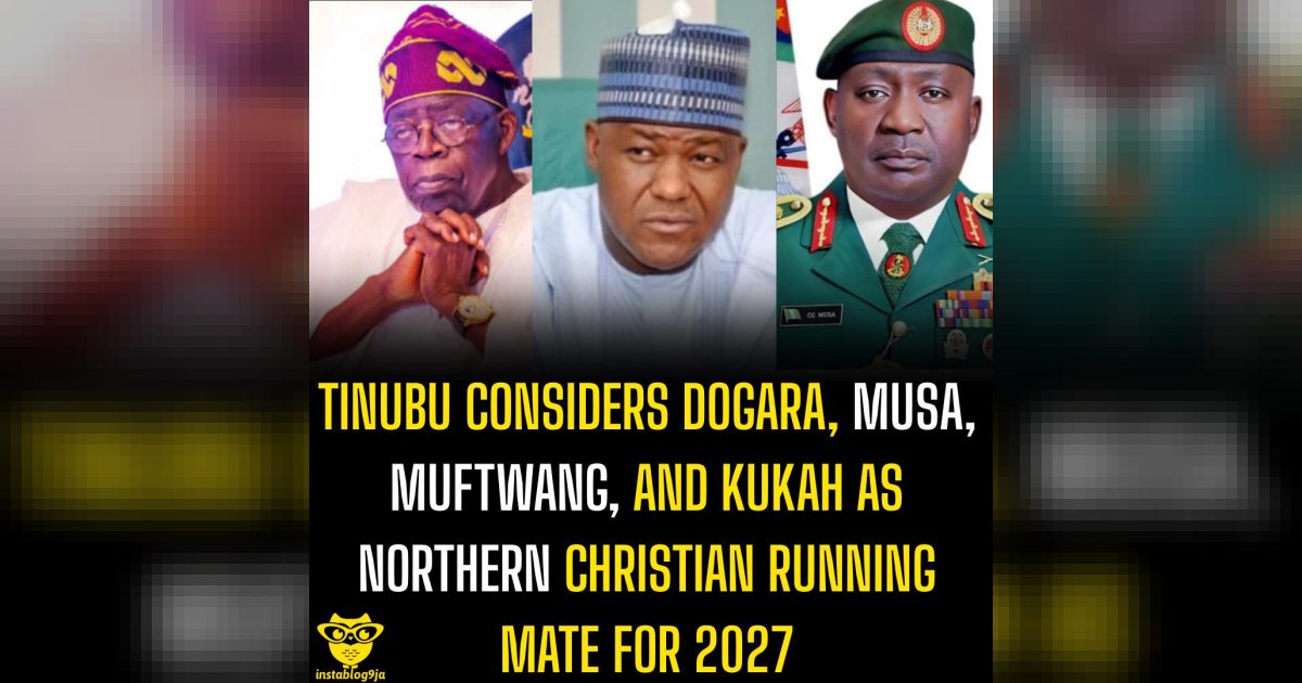 Tinubu Considers Dogara, Musa, Mutfwang, and Kukah as Northern Christian Running