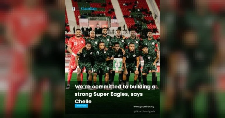 Super Eagles’ Coach Eric Chelle has reaffirmed his commitment to Super Eagles
