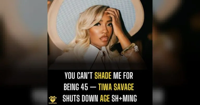 You Can’t Shade Me for Being 45 — Tiwa Savage