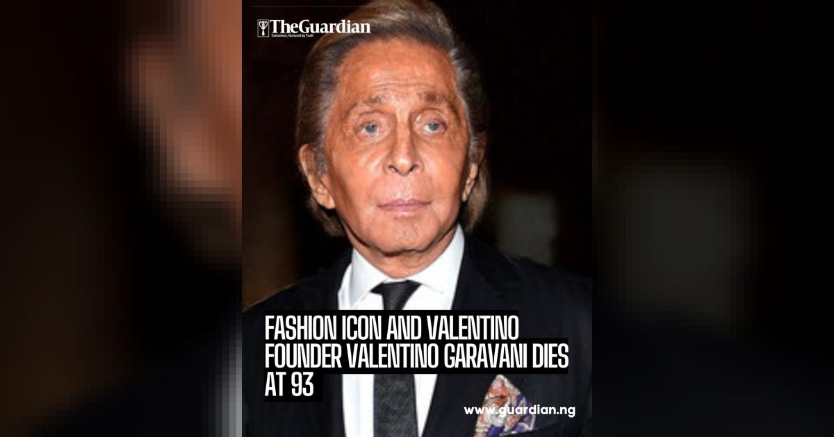 Italian fashion legend Valentino Garavani is Dead at 93 1 Italian fashion legend Valentino Garavani, famed for elegance and red gowns worn