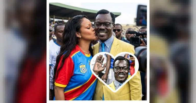 The Congolese fan, Lumumba, has linked up with Rihanna