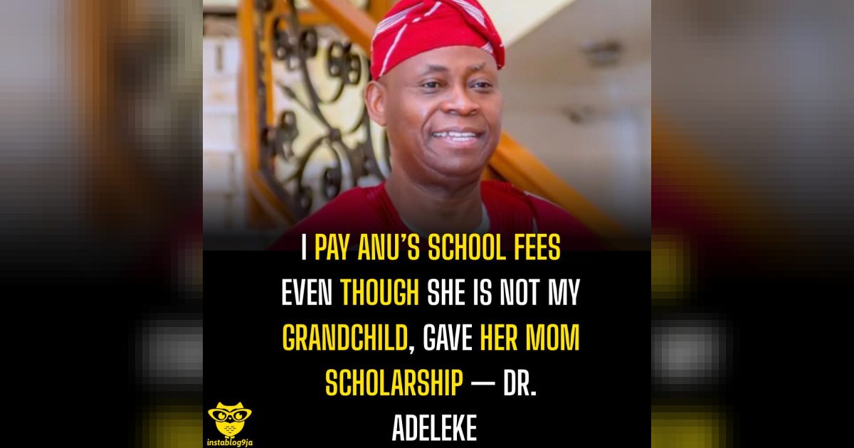 I Pay Anu’s School Fees Even Though She Is Not My Grandchild, Gave her mom schol