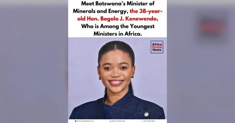 Meet Bogolo J. Kenewendo, one of the youngest minister in Africa