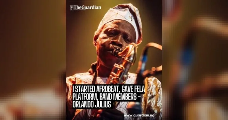 “I started Afrobeat in Nigeria in 1960” – Old interview with Orlando Julius Resurfaced