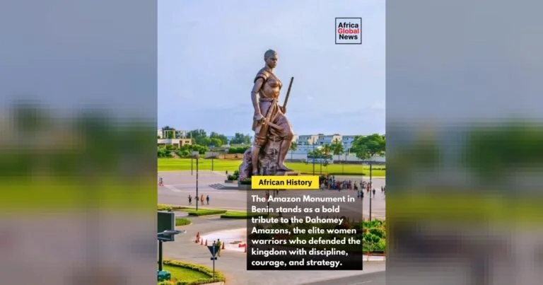 The Amazon Monument in Benin stands as a bold tribute to the Dahomey Amazons