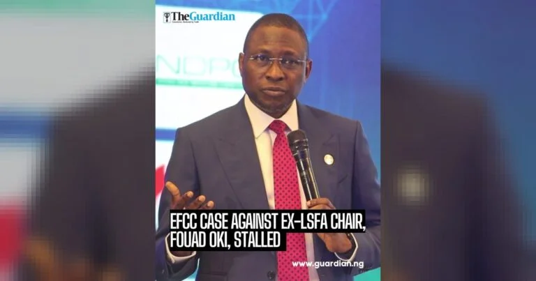 Proceedings in the criminal case brought by the EFCC against former Chairman of (LSFA