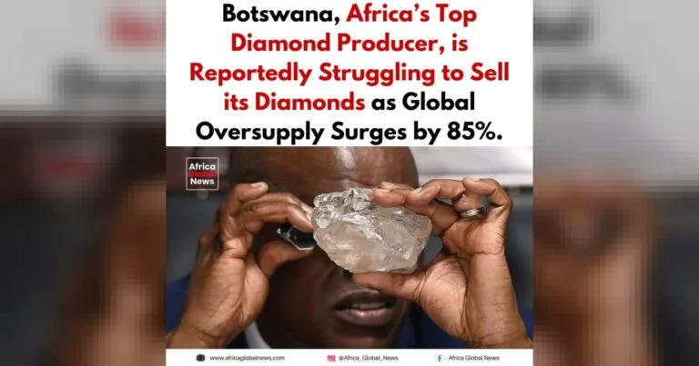 Botswana, Africa’s leading diamond producer, is struggling to sell its diamonds