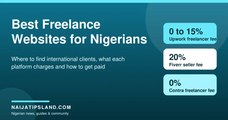 Best Freelance Websites for Nigerians to Earn Dollars (2026): Fees, Pros and Cons