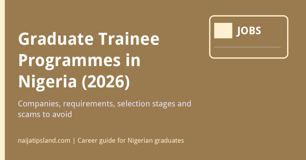 Graduate Trainee Programmes in Nigeria (2026): Companies, Requirements and Deadlines 1 Graduate trainee programmes in Nigeria in 2026