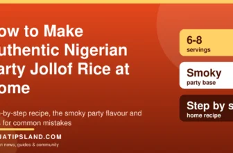 How to make authentic Nigerian party jollof rice at home: step-by-step recipe