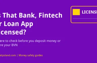 How to check that a bank, fintech or loan app is licensed in Nigeria