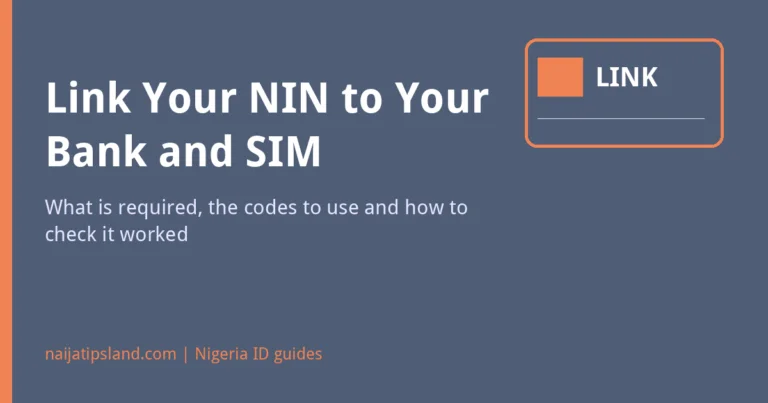 How to Link Your NIN to Your Bank Account and SIM (2026 Guide)