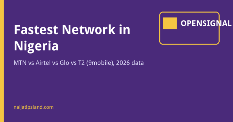 Fastest Network in Nigeria 2026: MTN vs Airtel vs Glo vs 9mobile