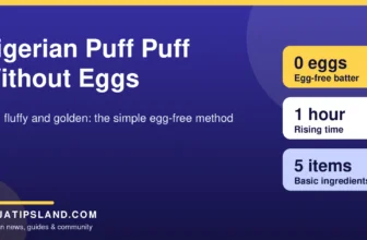 How to make Nigerian puff puff without eggs