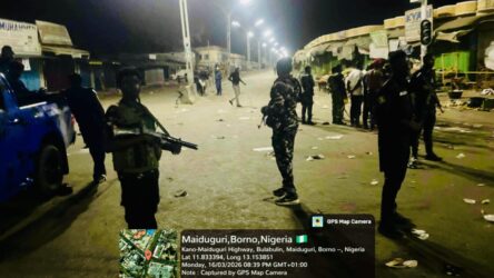 Police Secure Scenes of Maiduguri Bomb Explosions