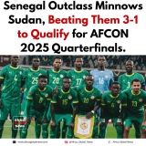 Senegal outclassed Sudan with a convincing 3–1 victory